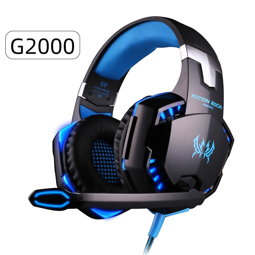 STEVVEX Pro Gaming Headset – Wired, Deep Bass, LED, with Mic