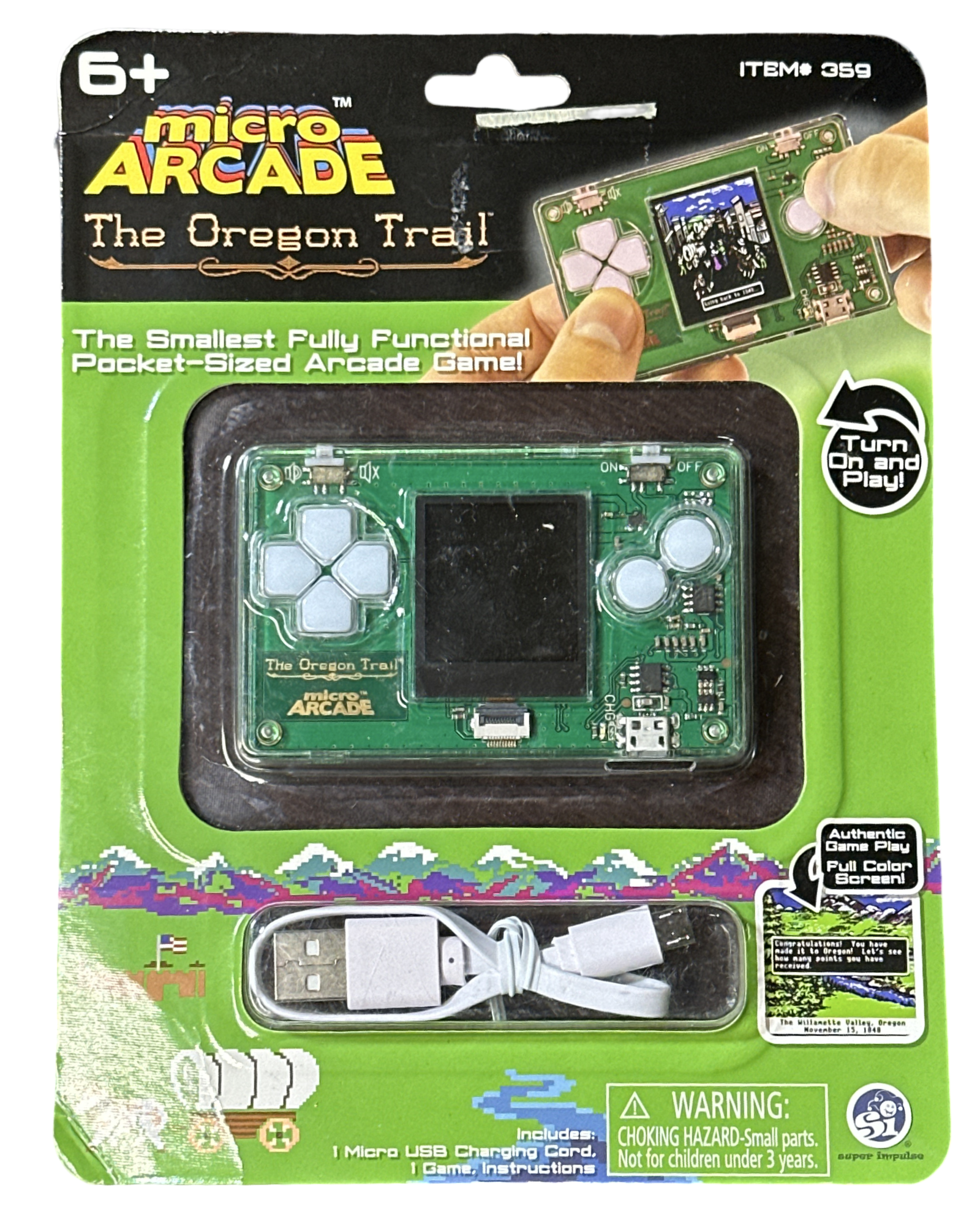 Micro Arcade the Oregon Tail the Smallest Fully Functional Pocket Sized Arcade Game
