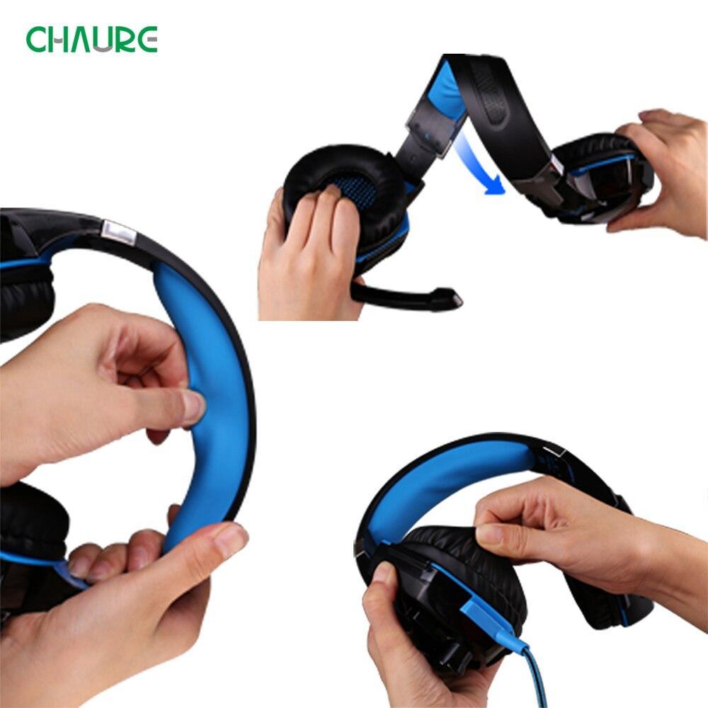 STEVVEX Pro Gaming Headset – Wired, Deep Bass, LED, with Mic