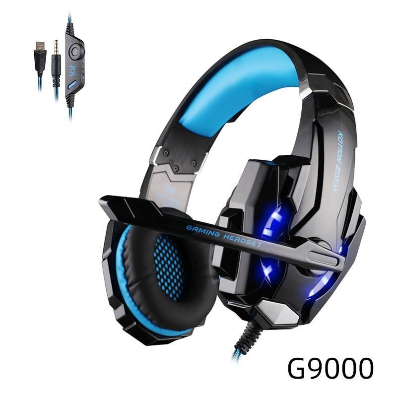 STEVVEX Pro Gaming Headset – Wired, Deep Bass, LED, with Mic